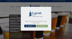 Desktop Screenshot of legendslimited.com